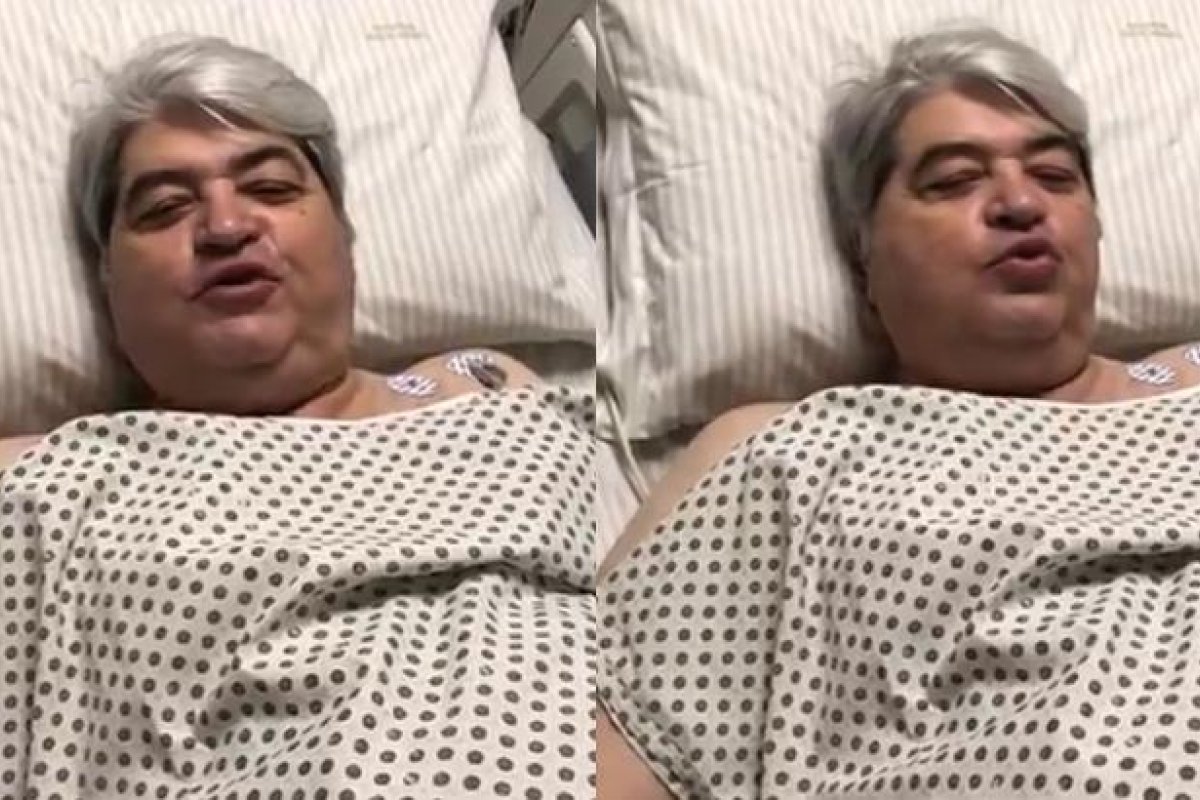 Após fortes dores no peito,  Datena é internado e passa por cirurgia 