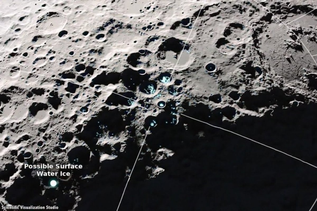 Nasa anuncia descoberta de moléculas de água na superfície da Lua