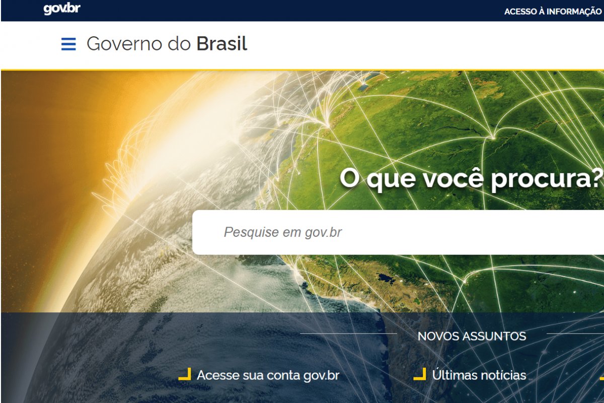 Portal integrado do governo entra em operação  