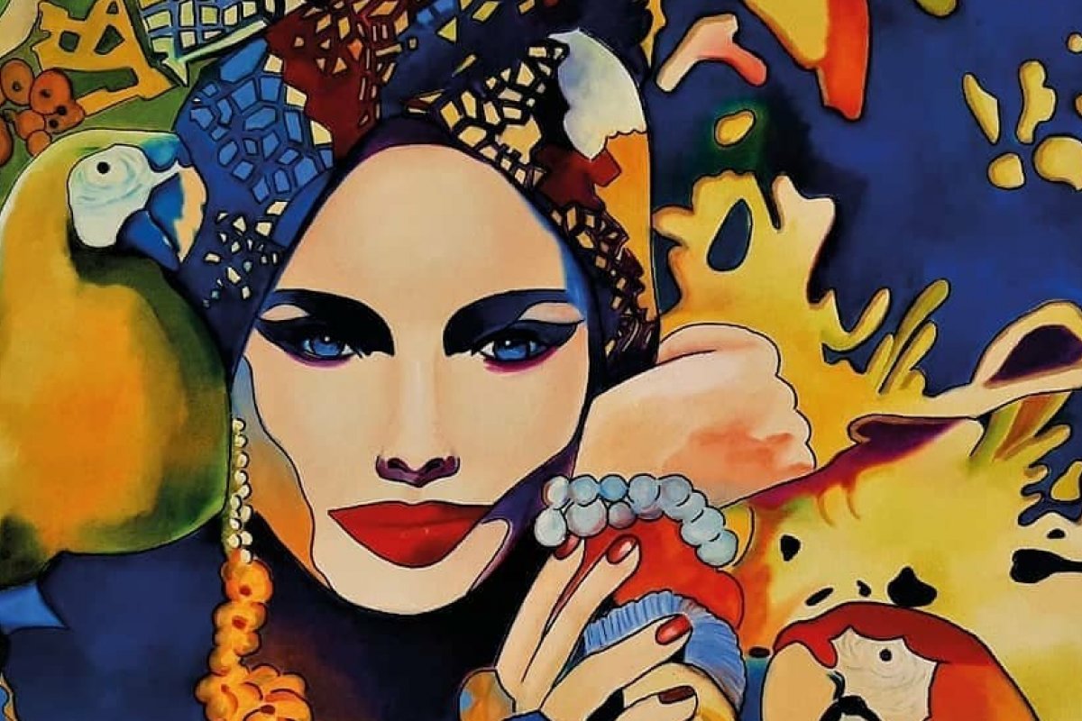 Obra da artista plástica e jornalista Ana Bittar é capa do CD "Nasci do Samba" 