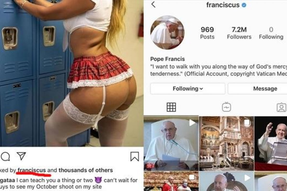 Papa curte foto de modelo seminua; vaticano vai investigar