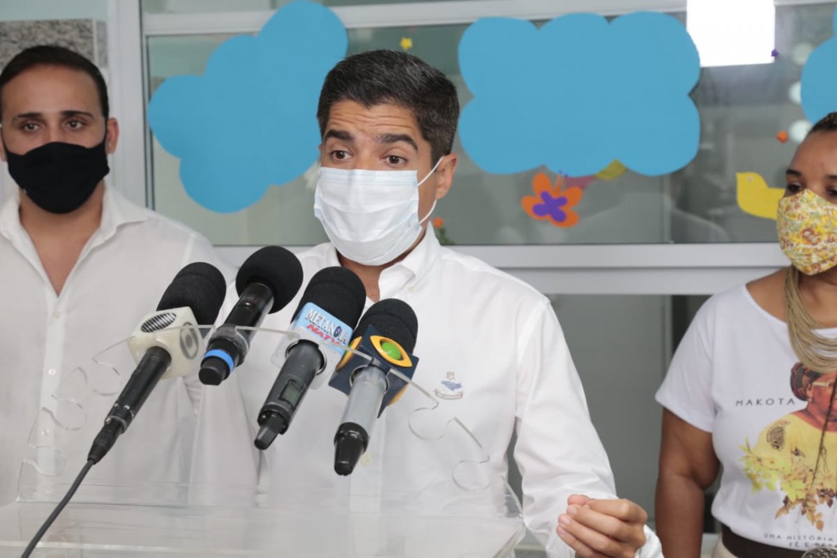 “Existe um aumento concreto de pessoas precisando de internação para a Covid-19 em Salvador”, diz ACM Neto