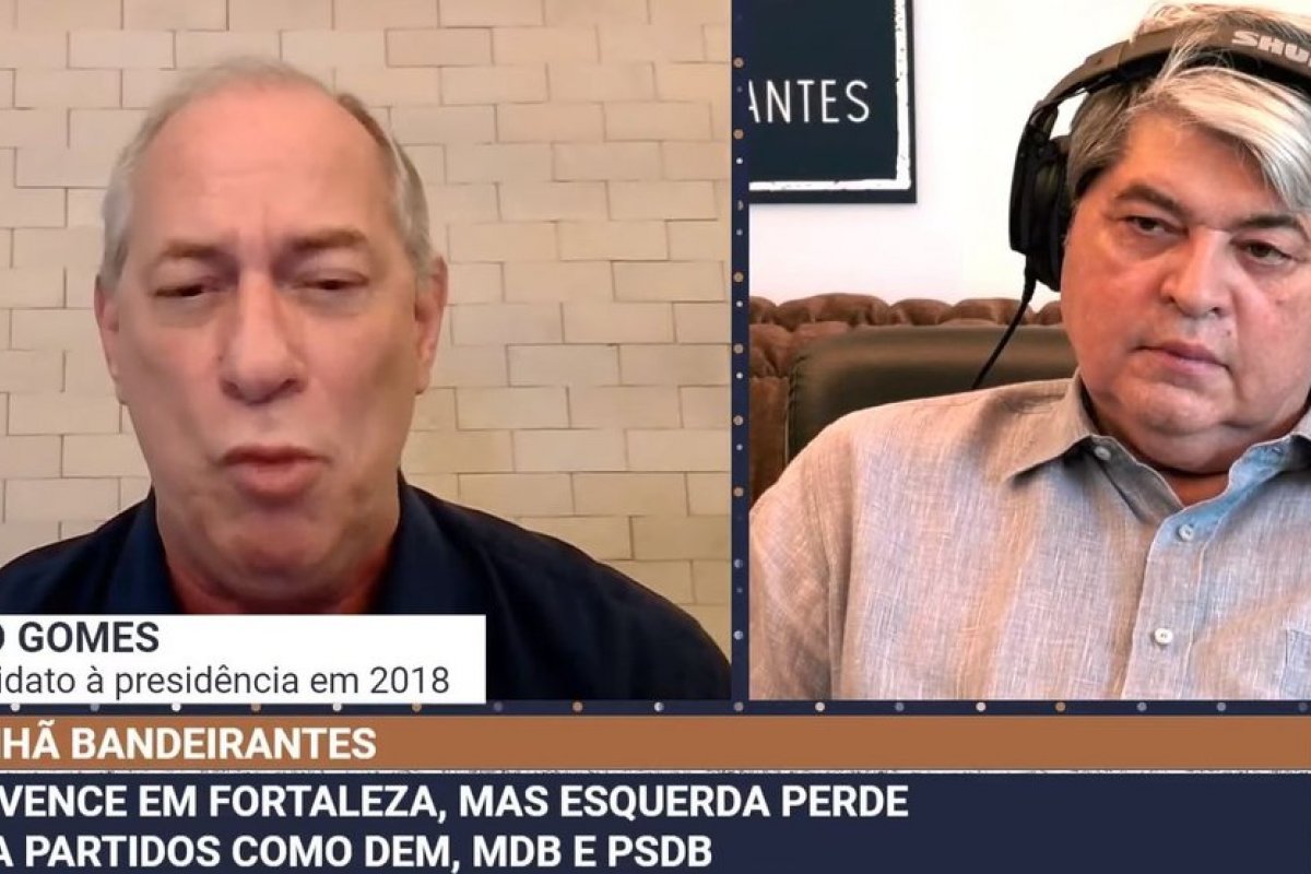 "O brasileiro mandou o 'lulopetismo' radical e o bolsonarismo boçal para fora", diz Ciro Gomes 