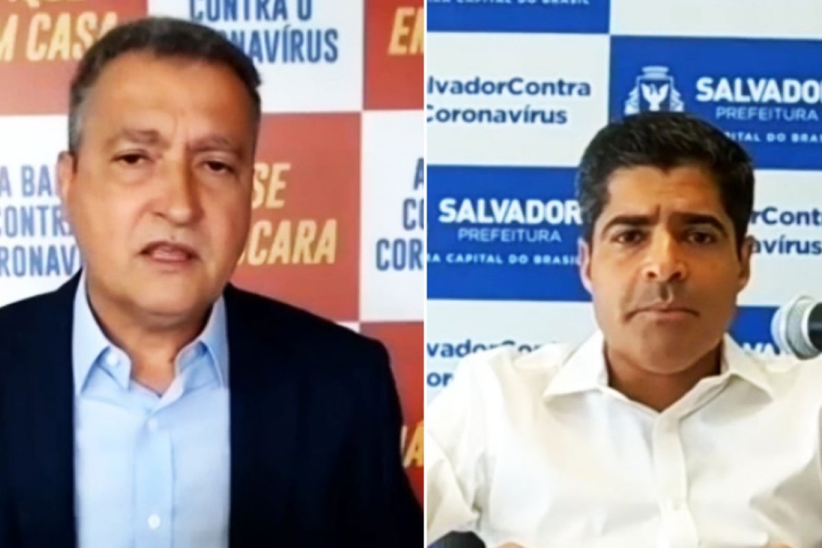 ACM Neto e Rui Costa se reúnem para discutir medidas contra Covid-19 em Salvador 