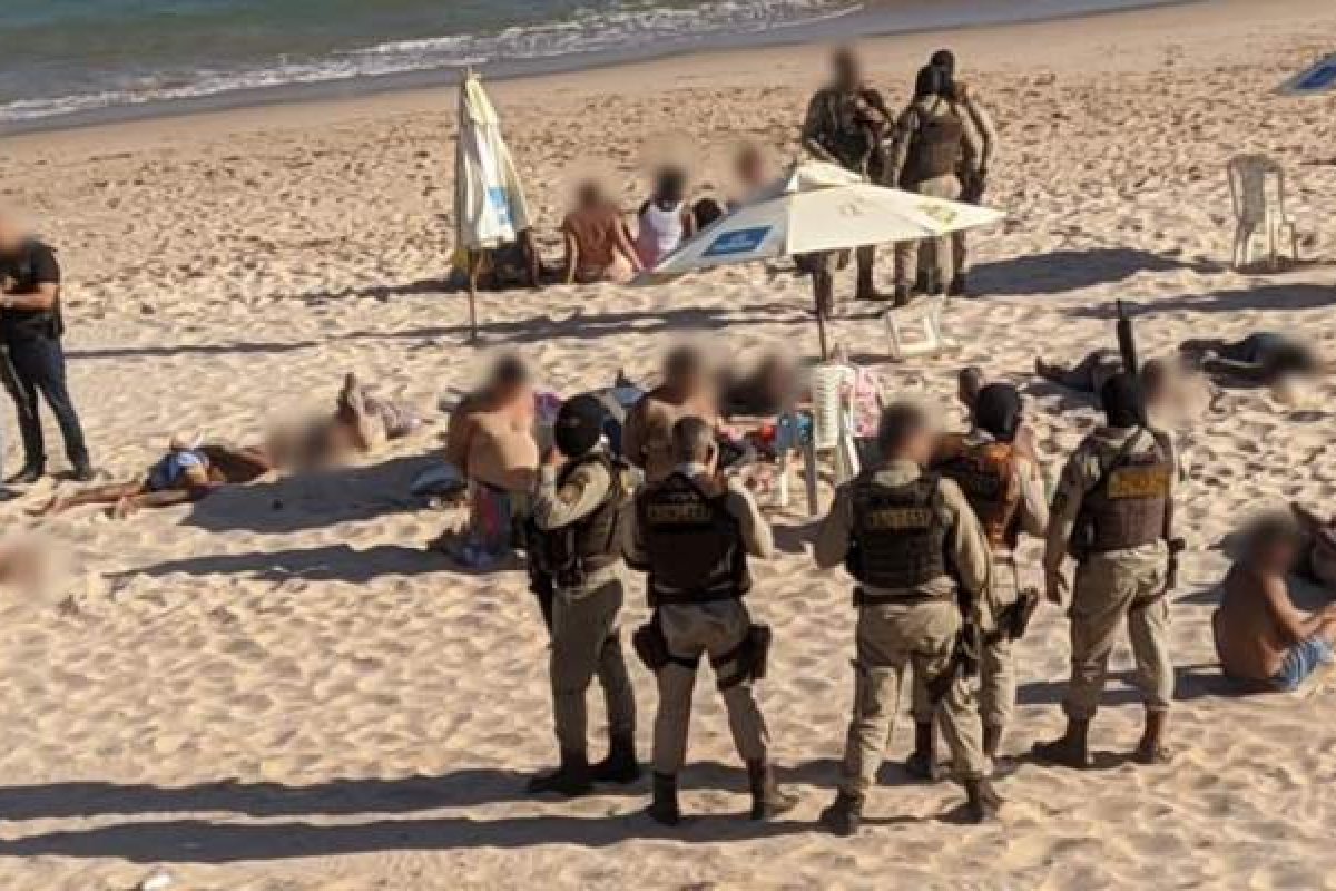 Suspeitos de integrar grupo criminoso são presos em festa de aniversário na Praia do Corsário 