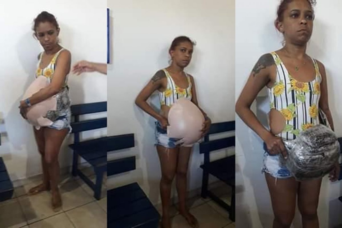 Falsa gravida é presa com 5kg de maconha em embarcação no Pará