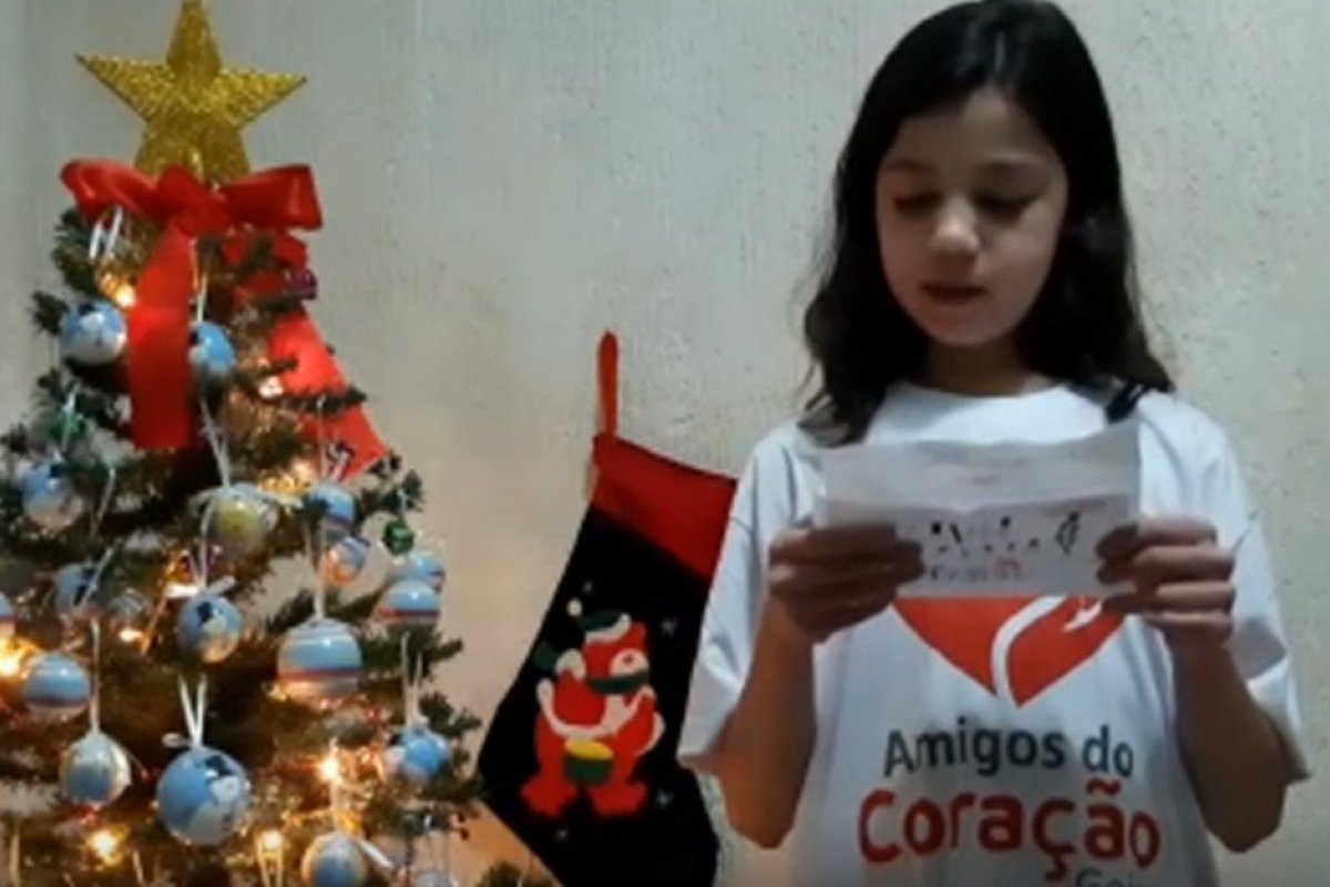 Após pedir em carta para o Papai Noel, criança que tem só ‘meio coração’ é internada para realizar cateterismo 