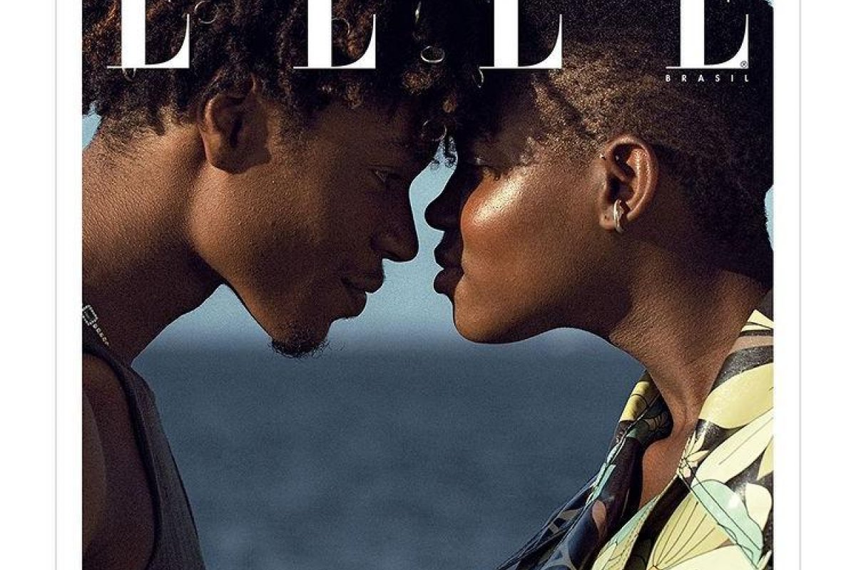 Modelo baiano é capa da Elle Brasil em dezembro 
