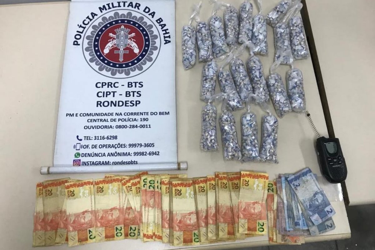 PM encontra 2 mil pedras de crack em imóvel no Subúrbio de Salvador