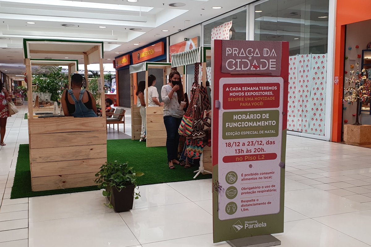 Shopping Paralela recebe exposição Praça da Cidade