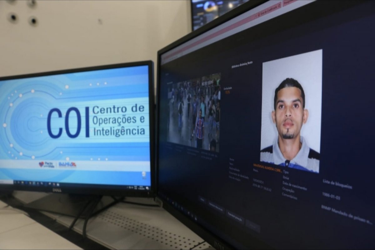 Foragido é preso em Salvador após reconhecimento facial