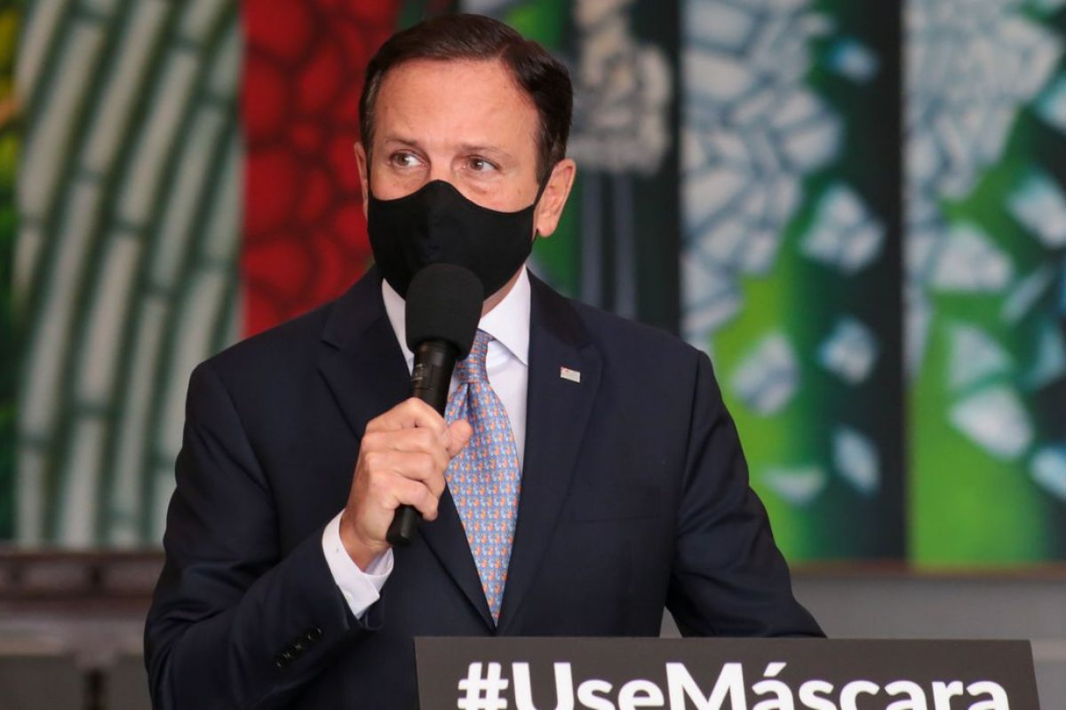 Doria diz que toda população de SP será vacinada em 2021