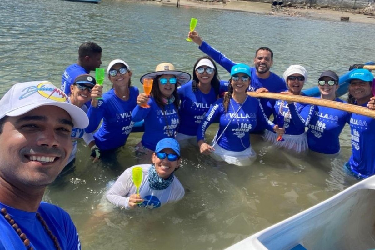 Academia de Salvador celebra o Senhor do Bonfim em evento de canoagem 