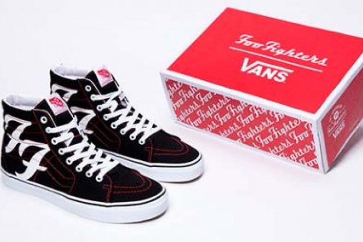 Vans lança tênis em edição limitada com  Foo Fighters para celebrar os 25 anos do àlbum de estreia da Banda