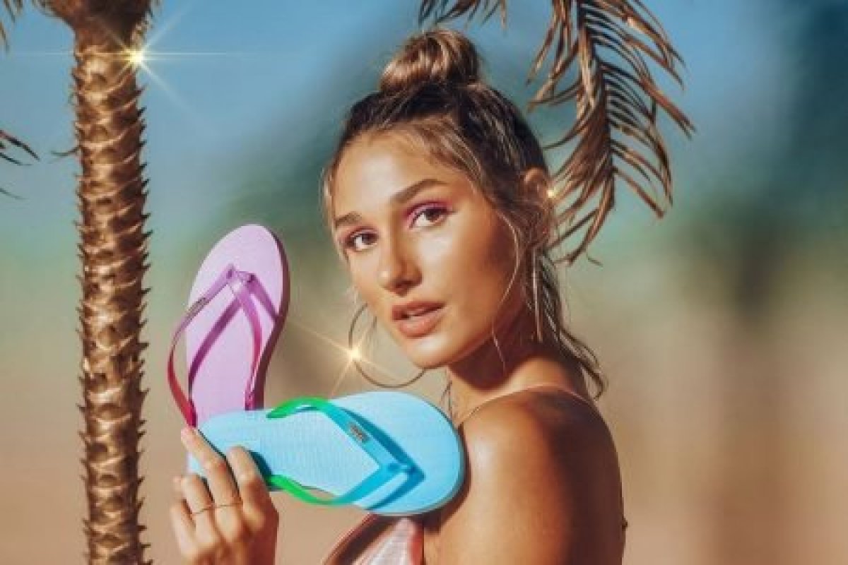 Sasha Meneghel é a estrela da campanha da Melissa 