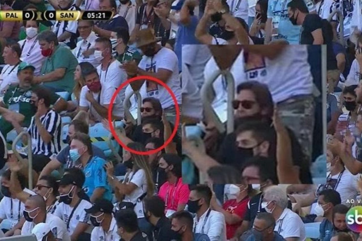 Após pedir que população fique em casa, Faustão é visto no Maracanã durante final da Libertadores 