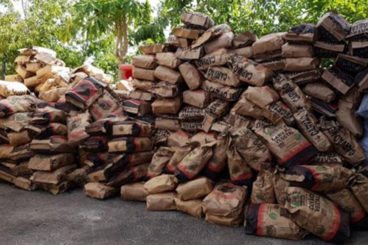 PRF e MP-BA apreendem mais de 800 pacotes de carvão sem documentação na Chapada Diamantina