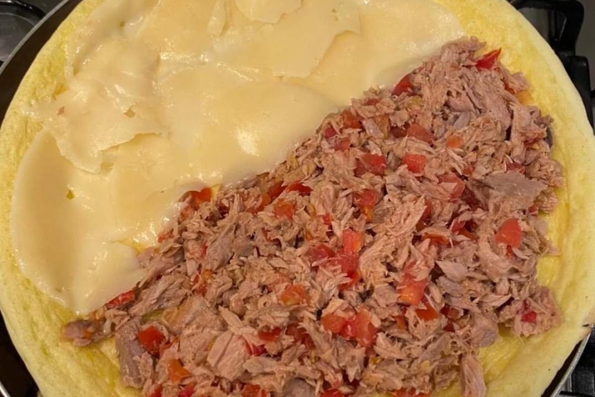 Daniel Cady ensina como fazer uma deliciosa Crepioca de Atum com Queijo Minas 