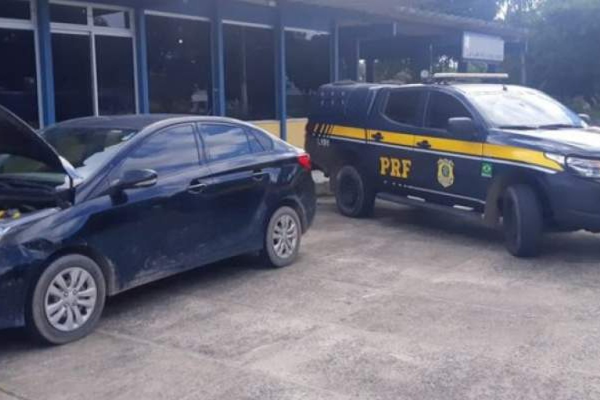 PRF flagra motorista foragido da justiça por crime de lesão corporal 