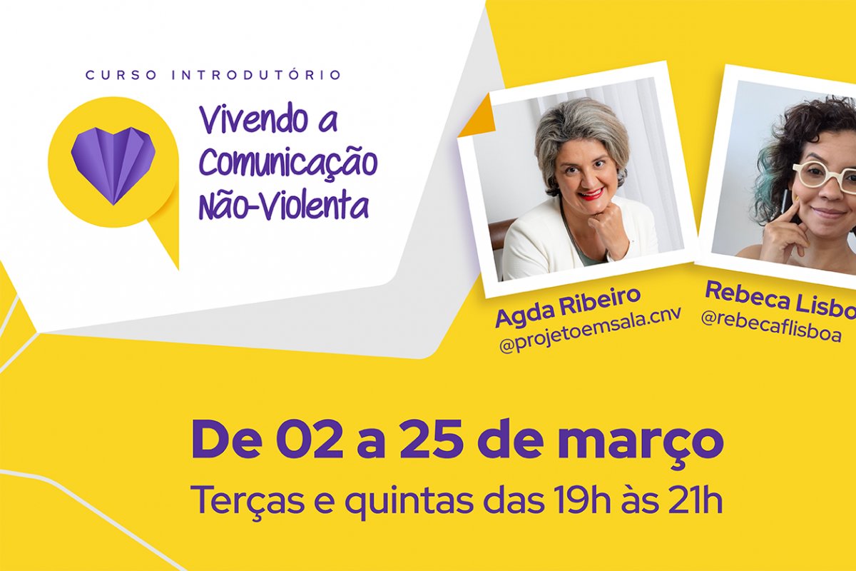 Curso  introdutório  de comunicação não violenta abre inscrições para a segunda turma 