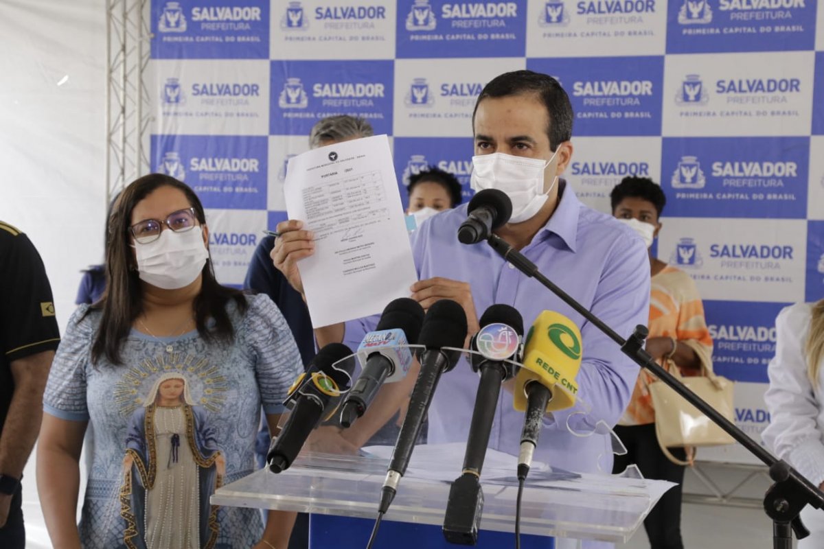Prefeito de Salvador comenta reunião com Pazuello e diz que Ministério da Saúde "acordou para vida" 