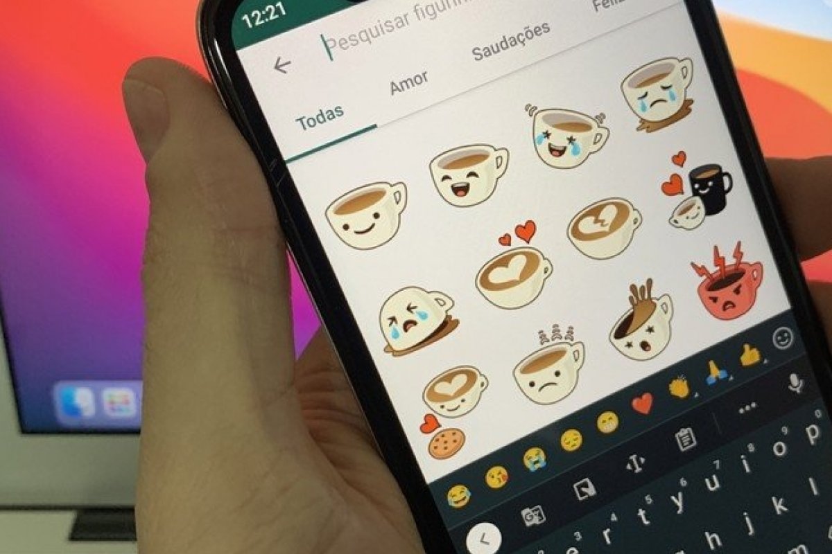 WhatsApp permite pesquisar figurinhas no aplicativo 