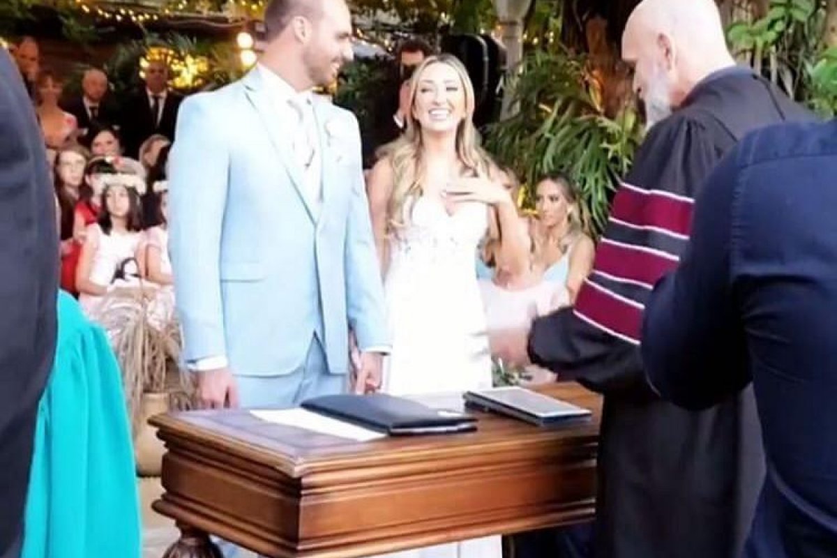 Todos os detalhes do casamento de Eduardo Bolsonaro no RJ!