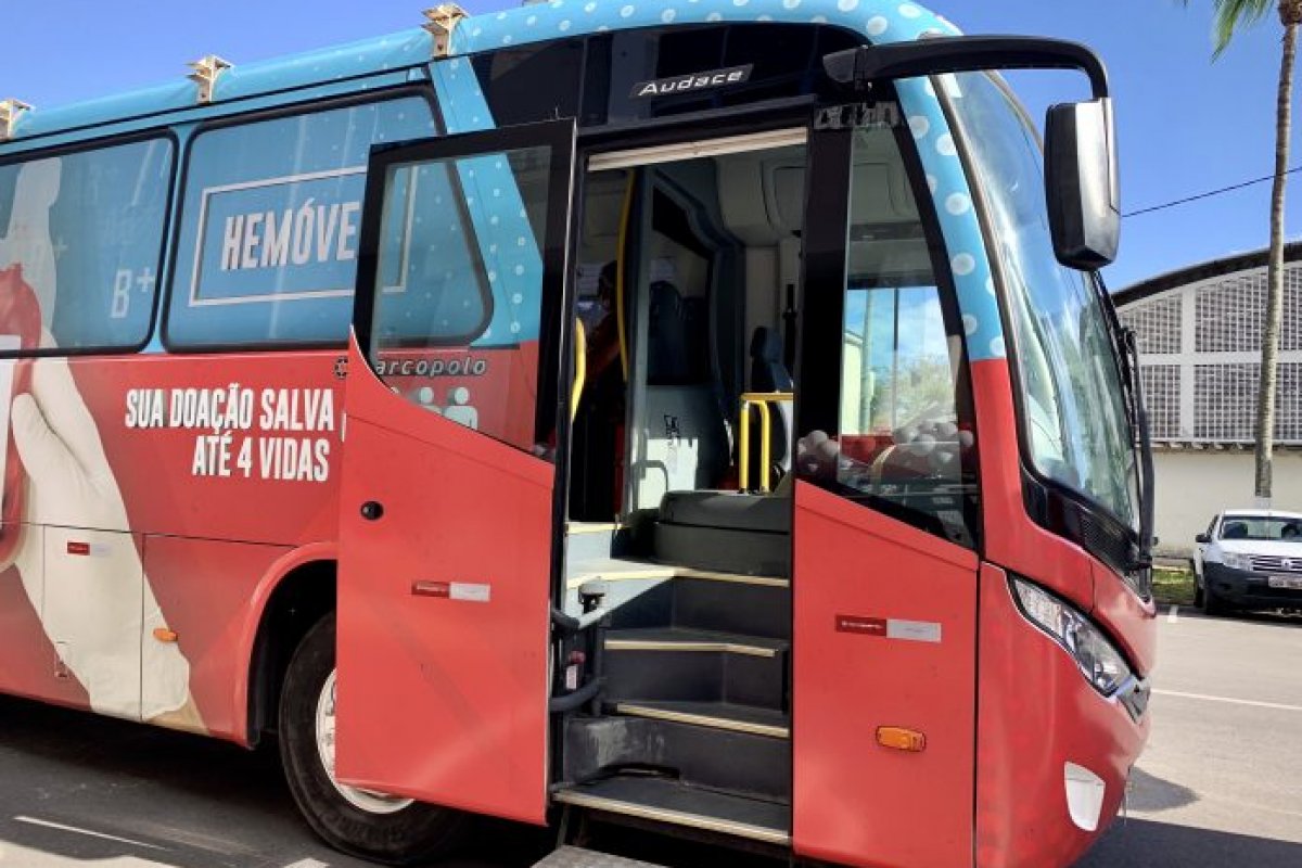 Hemoba retoma coleta itinerante nos supermercados