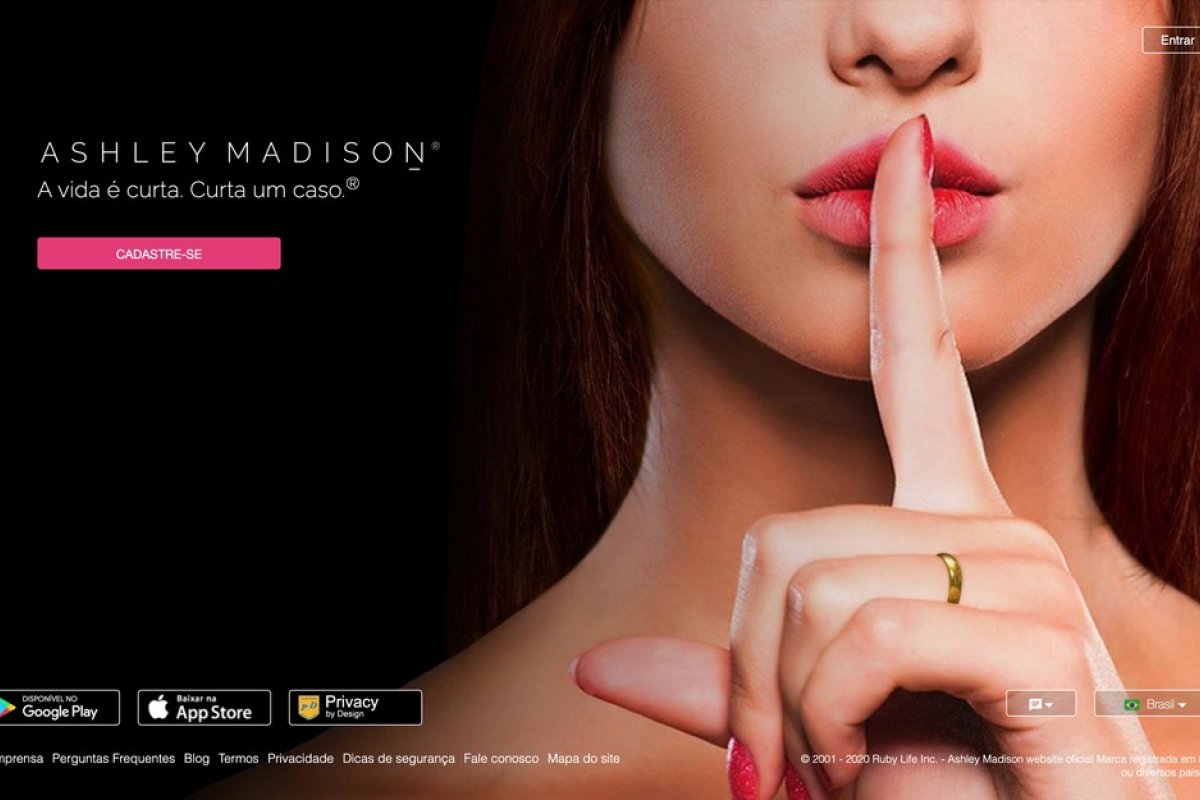 Ashley Madison: site de traição tem alta de novos cadastros femininos do Brasil