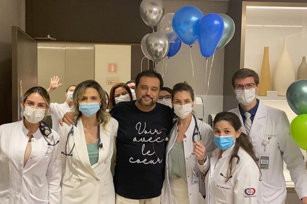 Viva!  Geraldo Luís tem alta após 22 dias internado com Covid-19 