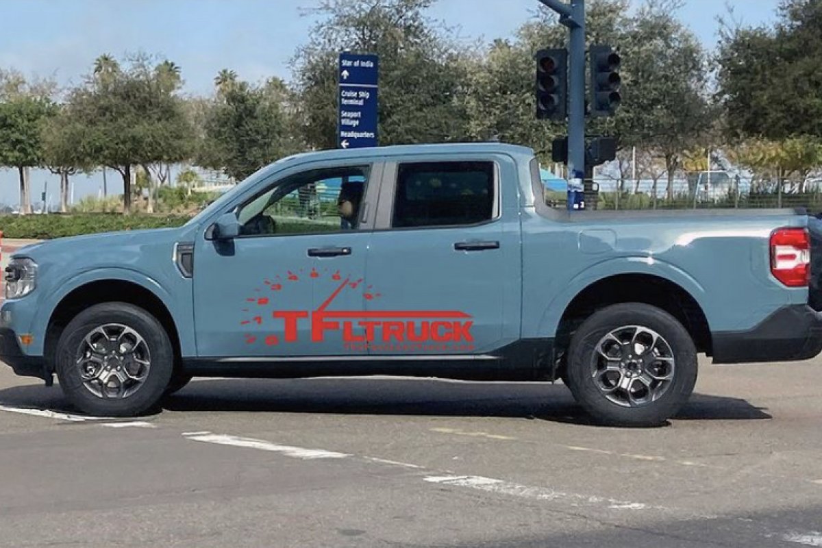 Pick-up Maverick é fotografada sem disfarces nos EUA 