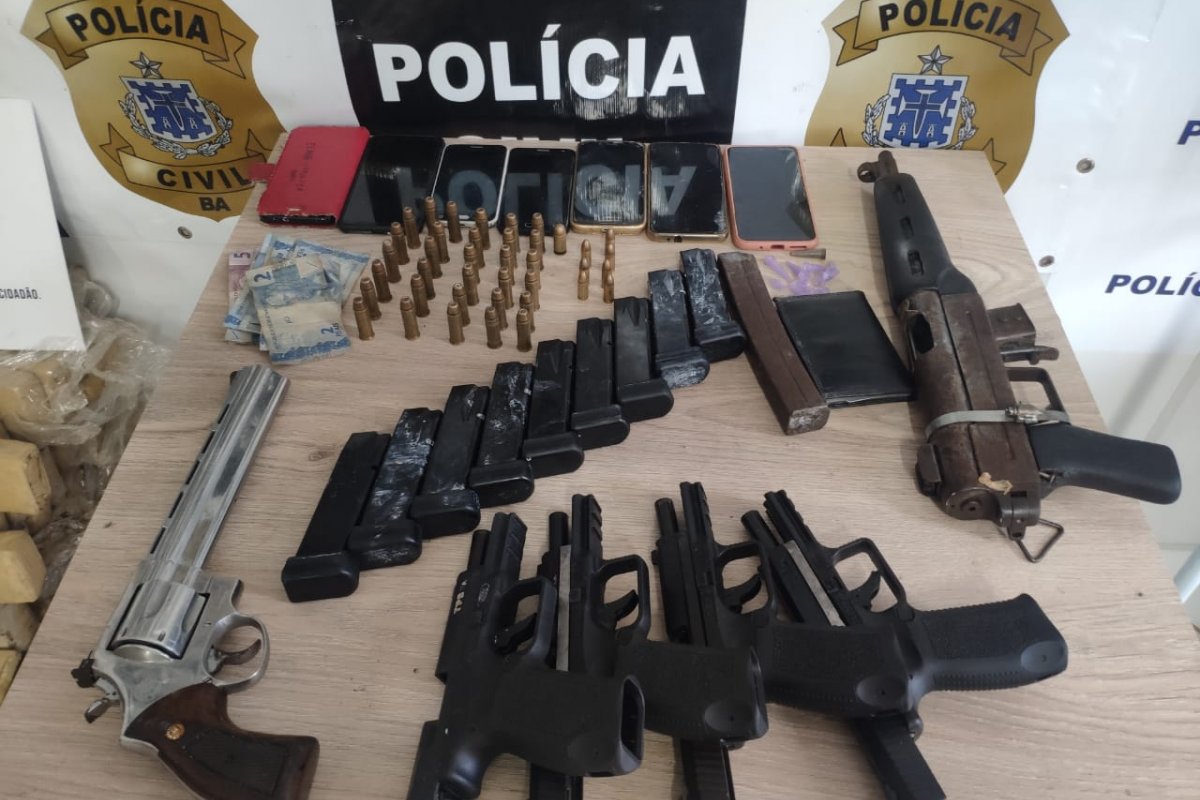 Operação conjunta das polícias Civil e Militar apreende 154 kg de drogas em Eunápolis