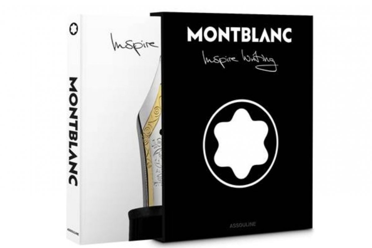 Montblanc e a editora francesa de livros de luxo Assouline lançam table book Inspire Writing, com texto do escritor e crítico de moda Alex Fury 