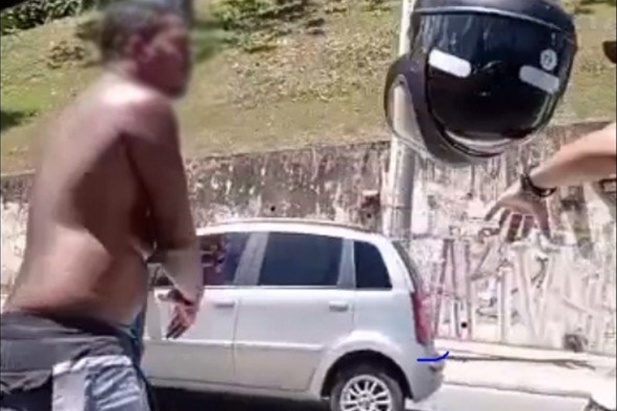 Agente de trânsito é agredido por motociclista na Av. Vasco da Gama, em Salvador