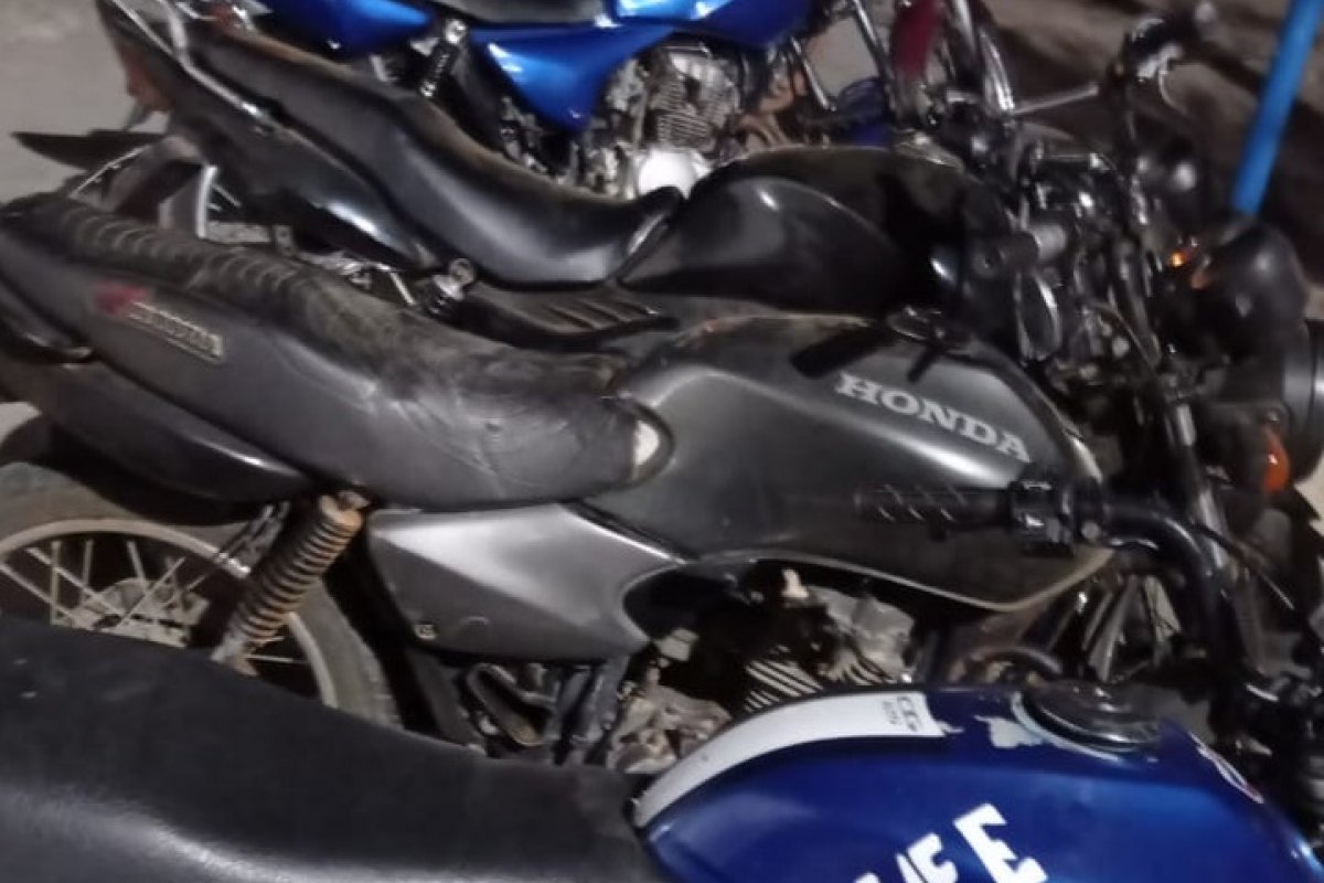 Seis motos roubadas são recuperadas em Santo Antônio de Jesus, na Bahia
