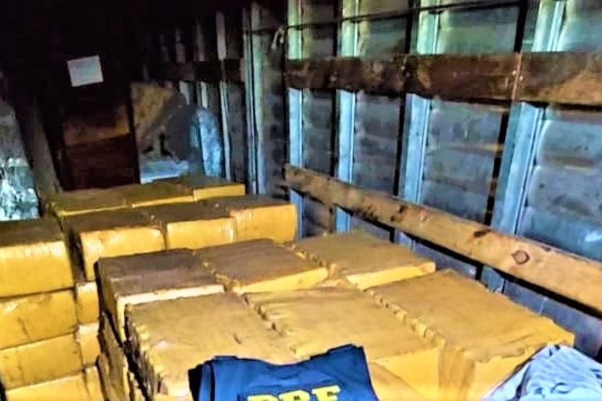 Ação da PRF-BA apreende quatro toneladas de maconha no interior da Bahia