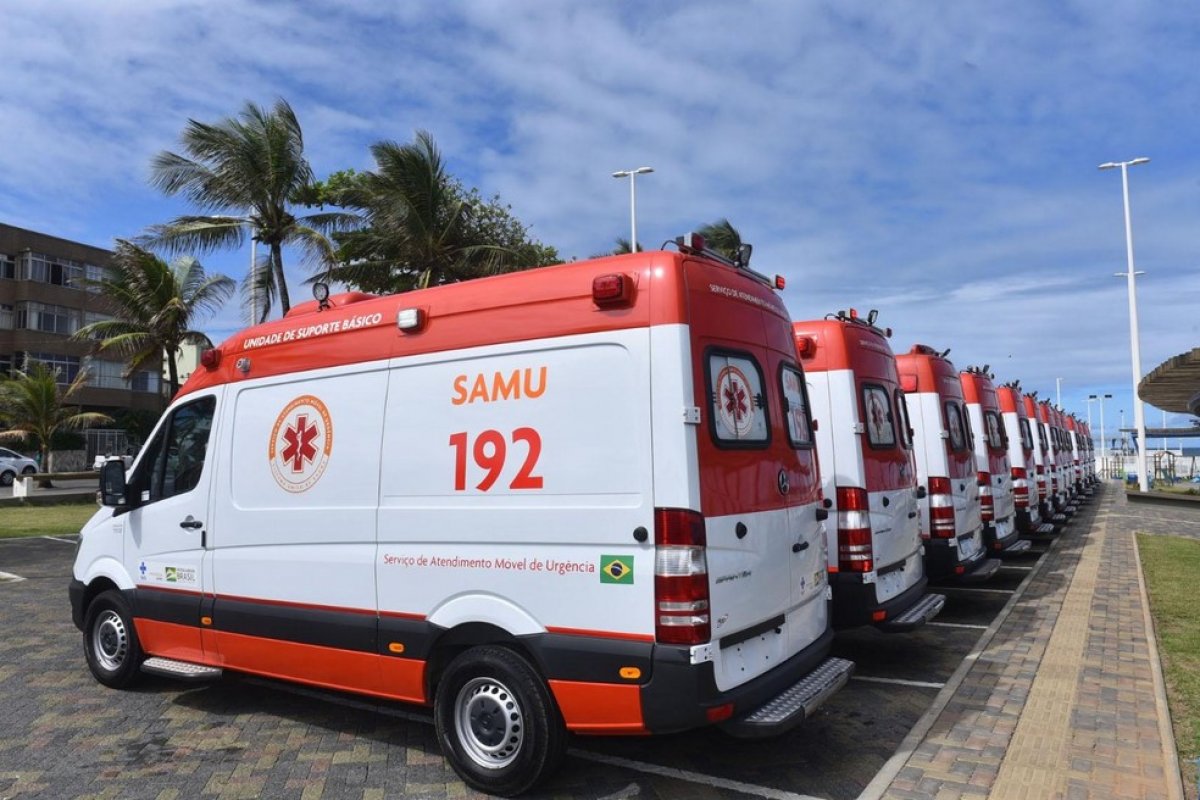 Paciente e acompanhante são mortos dentro de ambulância do Samu, em Salvador
