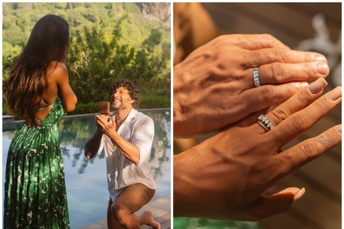 De joelhos, Jesus Luz pede Carol Ramiro em casamento na paradisíaca Noronha!