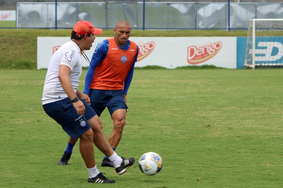 Bahia realiza último treino em Salvador antes de encarar o Fortaleza no Castelão