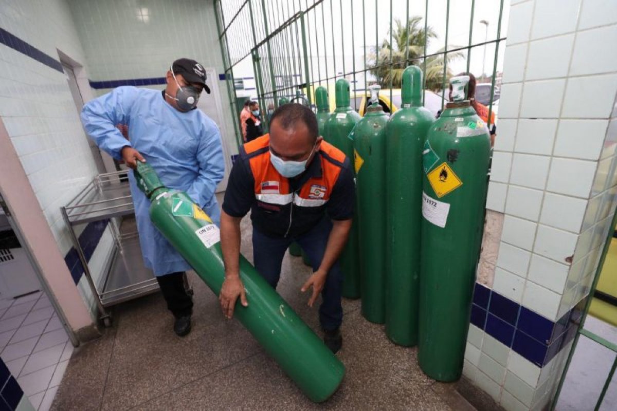 Levantamento aponta que mais de 1,1 mil cidades brasileiras temem escassez de oxigênio em até dez dias