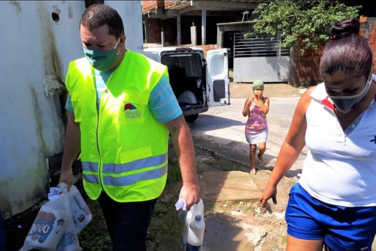 Bahia Norte realiza ação para doação de alimentos a comunidades carentes  