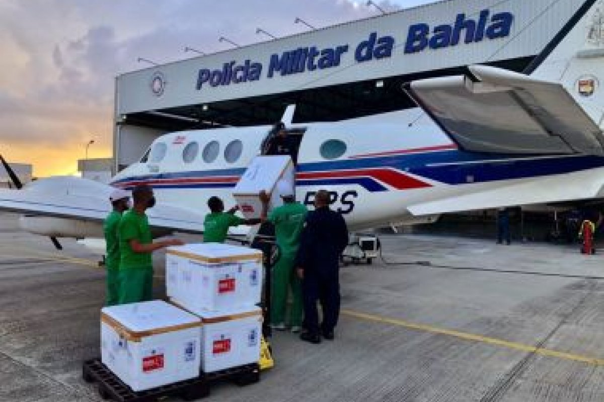 Governo Federal envia mais 396 mil doses de vacina contra à Covid-19 para a Bahia