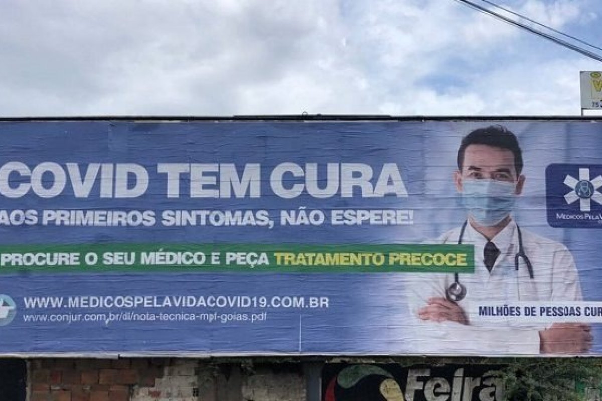 Outdoor com sugestão de tratamento precoce é registrado em Feira de Santana