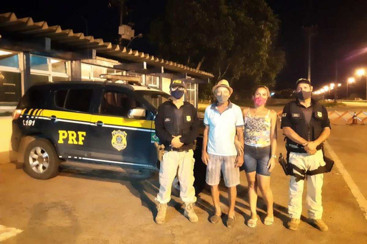 PRF encontra idoso desaparecido na Bahia 