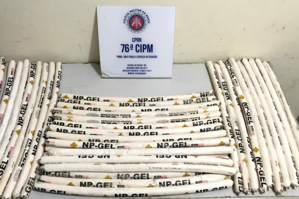 Homem é preso com mais de 40 artefatos explosivos em Juazeiro, norte da Bahia