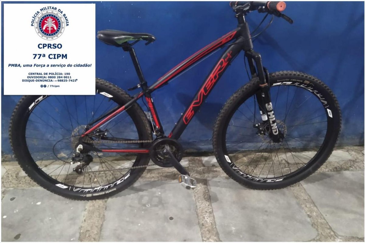 Homem é preso após roubar bicicleta e colocar para venda em site de anúncio
