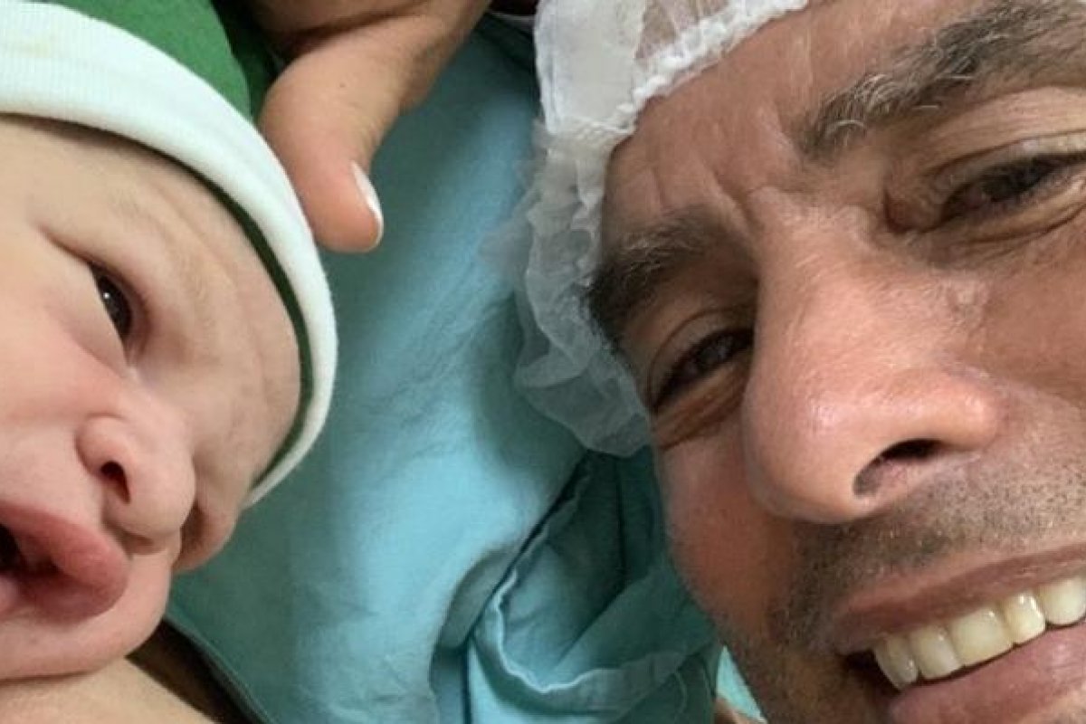 Aos 58 anos, Paulo Zulu anuncia nascimento de seu terceiro filho 
