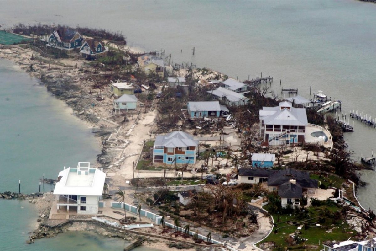 Furação Dorian: fotos aéreas mostram Bahamas debaixo de água