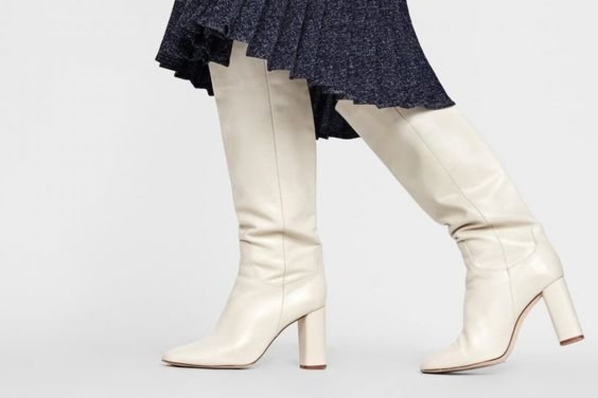 Bota branca: O calçado preferido para o inverno 