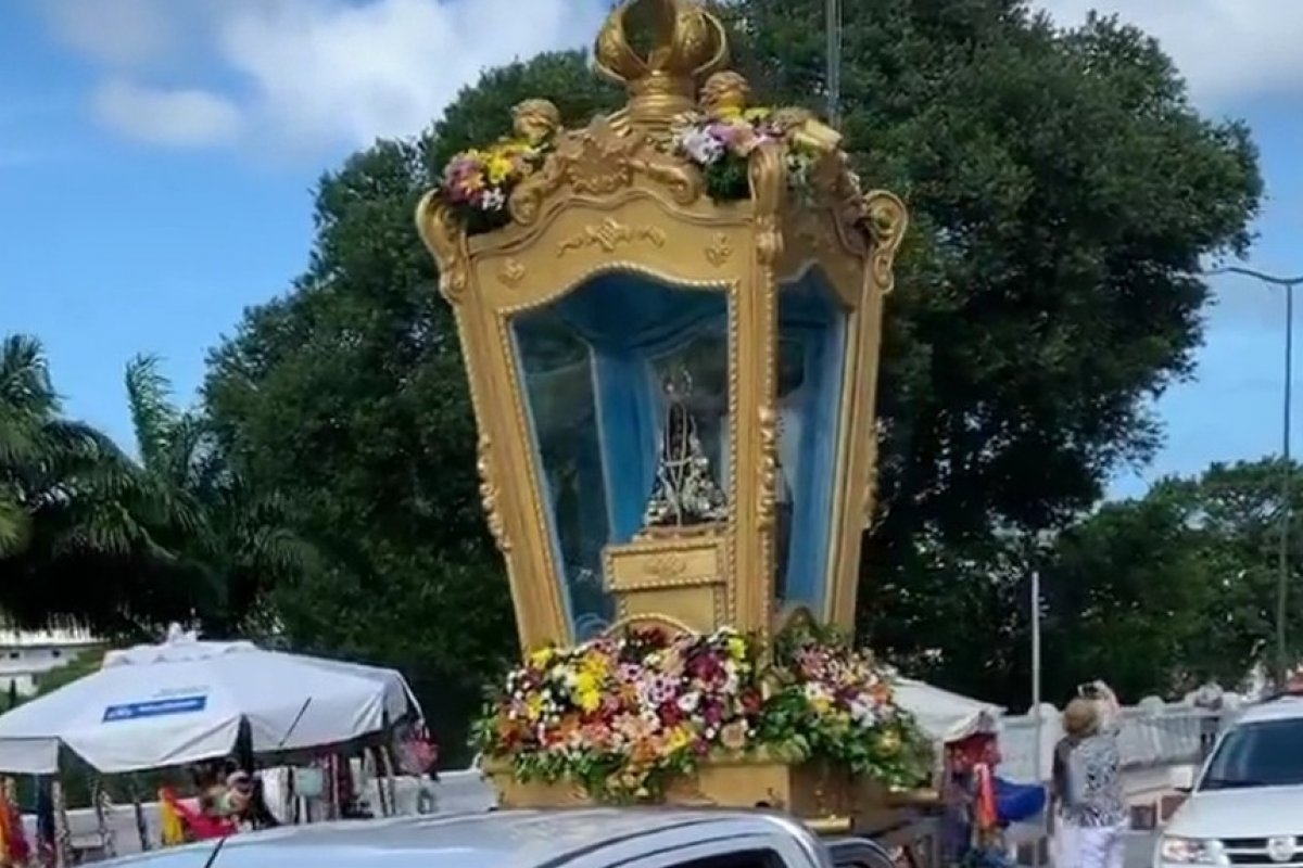 Carreata com imagem de Nossa Senhora Aparecida percorrerá ruas de Salvador no domingo (30)